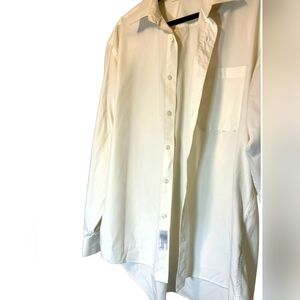 Vintage Dior Cream Collared Button-Down Shirt